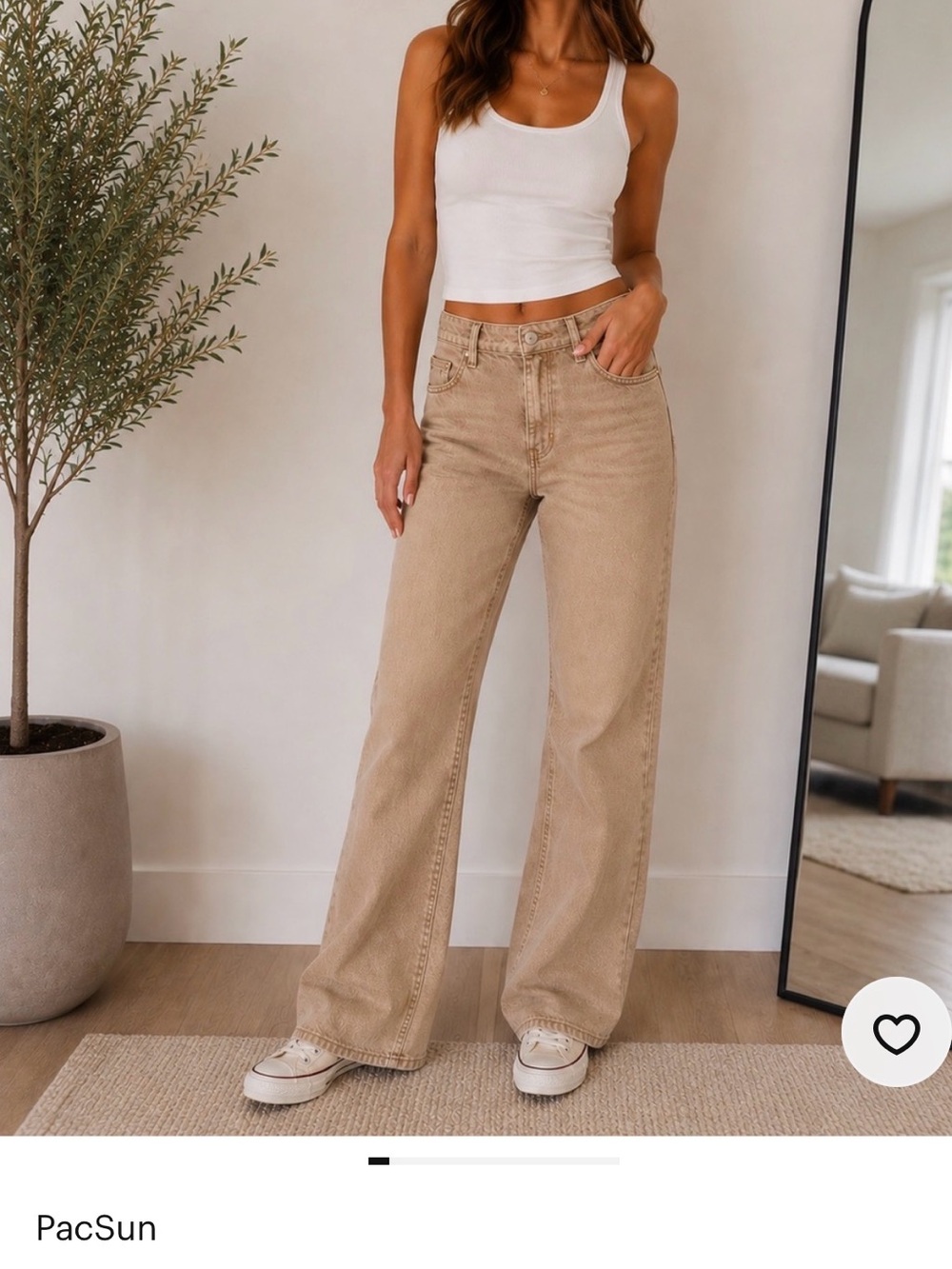 Pacsun 90's Boyfriend Jeans in Pink Waist 24